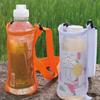 Bolsa de malla para llevar al aire libre, para llevar agua, para un solo hombro, para escalar montañas, para guardar bebidas, para estudiantes, para hervidor de agua
