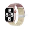 Adecuado para Apple Watch iWatch 12ª Generación 11/10 Nuevo Correa Tejida Elástica de Nylon con Hebilla Bloque de Color