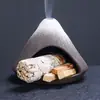 Soporte de Palo Santo de Madera Peruana Bandeja Portacenicero para Quemar Salvia Chimenea Pequeña de Cerámica Adornos de Ambiente