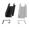 Placa de sujeción tipo G mango aleación de aluminio engrosada borde sellado mango manija oculta para puerta de gabinete 18 placa con tapa de tapón