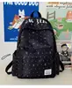 Mochila Estilo Japonês Nova Tendência Alta Aparência Fresca com Bolinhas para Alunos do Ensino Fundamental e Médio, Mochila Escolar Leve com Grande Capacidade