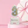 Atacado Bolo de Aniversário Número Letra Arte Hebei Festa Criativa Primeiro Aniversário Bebê Vela Decoração Artesanal Natal