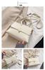 Bolso popular de textura estilo occidental para mujer 2022 Primavera Nuevo estilo coreano DIY Material hecho a mano Bolso cosido a mano Bolso de hombro