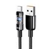 Cable de Datos Tipo C de Carga Súper Rápida Transparente Extendido de 240 W Adecuado para Huawei Honor Vivoppo Cable de Carga Transfronterizo
