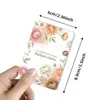 Conjunto de 18 Peças de Cartões Florais Suaves com Citações para Decoração de Mesa e Parede, Materiais para Diário e Cartões Postais