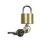 Fornecimento imediato de cadeado de cobre com carcaça plástica de 20mm (figura) cadeado de metal com revestimento plástico