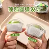 Caja de Empaque para Dumplings Verdes, Caja Transparente para Llevar, Pegatina de Grado Alimenticio, Caja de Regalo, Mochi de Nieve Individual, Ajenjo, Fruta Qingming