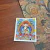 Gran Venta Tanka Tibetano Nepalí Puro Pintado a Mano de Buda Vajra 4*5 Núcleo de Tarjeta