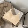 Nuevo color puro elegante encaje tirante espalda descubierta top tubo deportivo chaleco base sujetador tirante suave sexy para mujer
