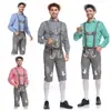 Novo traje de cerveja alemão da Amazon suspensórios traje de cerveja traje de Munique Oktoberfest suspensórios de bar
