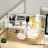 Cesta colgante de escritorio, un organizador colgante para habitaciones de residencia estudiantil, una caja de almacenamiento de sobremesa para material de oficina y un estante de almacenamiento para organizar tu espacio de trabajo