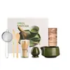 Tazón de Matcha de Cerámica Japonesa Transfronterizo, Utensilios para Preparar Té de la Dinastía Song, Juego de Batidores de Té de 100 Piezas, Caja de Regalo para Ceremonia de Té