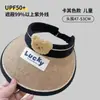 Sombrero de sol para niños protector solar verano niños y niñas oso bebé sombrero de copa bebé ala ancha sombrero de sol protección UV