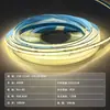 Tira de Luz COB al por Mayor Autoadhesiva 24V Bajo Voltaje 8mm Sin Parpadeo Alto CRI Gabinete Decoración del Hogar Tira de Luz Lineal Suave Ultrabrillante