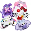 Pruebas de Muestra para Accesorios de Bricolaje con Parches de Goma Suave de Molinillo de Viento Giratorio My Melody Linda para Niñas