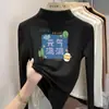 Y2031# Roupa Infantil Manga Longa Camiseta de Veludo para Meninos e Meninas Primavera e Outono Novo Pulôver de Bebê Crianças Maiores Camiseta Casual Top