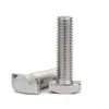 Perno de Ranura en T de Acero Inoxidable 304 Estándar Europeo M5-M10 Fijo en Ranura de Perfil de Aluminio Alta Resistencia