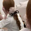 Súper de Hada, Diadema para el Cabello de Alta Calidad con un Moño, Elegante Diadema de Flor de Rosa, Moderno Accesorio para Cola de Caballo