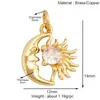 S28 Accesorios para joyería DIY micro incrustación aceite mini sol rayo molino de viento copo de nieve luna estrellas