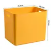Caja de almacenamiento de plástico color Morandi caja de almacenamiento para armario ropa interior pantimedias caja de almacenamiento para snacks juguetes con tapa caja de almacenamiento