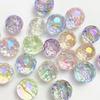 Transparente Destaque uv Cartão Colorido 14/16 Faceta Contas de Futebol Frisado diy Pulseira Colar Frisado Material Jóias Correspondência