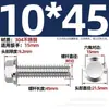 Tornillos de Acero Inoxidable 304 con Cabeza Hexagonal Exterior y Brida, Tornillos de Cabeza Gb5789 con Arandelas M4-M12