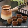 [Con Tapa] Recipiente Estufa Hervidor Tetera Leche Asada Bolsa de Almacenamiento Olla Lateral de Quema en Seco Cerámica Cruda Tetera de Té Kung Fu Olla Olla Olla