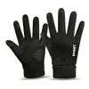 Guantes de invierno para hombre son a prueba de frío, a prueba de viento, cálidos, con forro de polar, compatibles con pantalla táctil, adecuados para ciclismo al aire libre, conducción, motociclismo y trabajo de reparto, con diseño de medio dedo