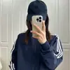 Chamarra de Tres Rayas para Hombre y Mujer, Chamarra de Béisbol de Otoño con Cuello Alto, Atuendo de Principios de Otoño, Top Deportivo Estilo Americano