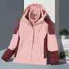 Chaqueta 3 en 1 para exteriores: Clásico Cortavientos, Con Capucha, Resistente a Manchas, Impermeable, Duradero, Esencial para Senderismo, Montañismo y Ciclismo