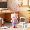 Llavero Colgante de Gatito Negro Flocado Lindo, Figura de Gato de Moda, Llavero para Mochila, Regalo de Máquina de Peluches