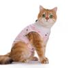 Ropa de Esterilización Neutra para Gatos para Todas las Estaciones, Cómoda y No Restrictiva, Ropa Postoperatoria Anti-Lamido y Anti-Acoso para Gatas, Suministros para Gatos