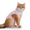 Fornecimento Transfronteiriço de Roupas para Castração de Gatos, Roupas Anti-Lambedura Pós-Cirúrgicas, Calças Fisiológicas para Animais de Estimação, Roupas Finas e Respiráveis para Gatas em Desmame Atacado