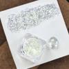 Celebridade da internet novo pó de brocado para nail art ultrafino lantejou glitter caixa de tesouro flash pó gradiente misturado joias para nail art atacado
