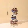 Rack Criativo de Madeira Maciça para Armazenamento de Corda de Cabeça, Anel de Cabelo, Corda de Cabelo, Rack de Flor de Cabeça, Props para Exibição de Pulseira de Cabeça