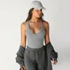 Chaleco de punto de Amazon, novedad de primavera 2024, para mujer europea y americana, top ajustado y sexy, camisa interior de marca de moda