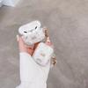 Funda con Patrón de Concha Galvanizada Adecuada para Estuche de Auriculares Bluetooth Apple Airpods4 Estuche para Auriculares Pro3 Tercera Generación Funda Suave