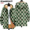 Chaqueta de Nuevo Estilo Transfronteriza con Elementos de Patrón Multicolor, Cárdigan con Capucha y Cierre de Cremallera al 70%, Abrigo de Algodón Polar Espeso de Invierno con Forro Amarillo