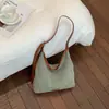 Bolsa tote simples de grande capacidade, novo modelo 2026, palha trançada, elegante e moderna, adequada para o dia a dia, bolsa de ombro única e fashion
