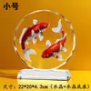 Nuevos Adornos de Cristal Tallado Estilo Chino, Artesanías Decorativas, Pez Koi, Propicios para Aperturas de Negocios, Inauguraciones de Casa y como Regalo para la Prosperidad Cada Año