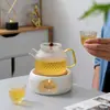 Estufa Calentadora de Té para Velas Directa de Fábrica Estufa Cerámica Doméstica de Conservación de Calor Calentador Vajilla para Calentar Té Estufa Calentadora de Té para Restaurante Hotel