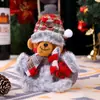 Colgantes de Tela Navideños, Muñecos Navideños, Colgantes Pequeños, Colgantes para Árbol de Navidad, Decoraciones, Colección de Colgantes Pequeños para Regalo