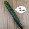 Decoração de Pepino Decoração de Colheita Tema de Outono Modelo de Vegetal Decoração de Armário Adereços de PU Pepino Falso