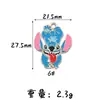 Animación de Dibujos Animados Stitch DIY Accesorios de Joyería Coreana K Oro Esmalte de Gota Aleación Colgante Pequeño Pendientes Colgante