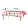 Mantel de Amazon para el Día de San Valentín Transfronterizo Feliz Día de San Valentín Decoración Desechable para Ceremonia de Boda