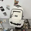 Mochilas Transfronteiriças para Alunos do Ensino Fundamental Masculino, Mochilas da Moda Ins Trendy Cool Estilosas para Alunos do Ensino Médio, Mochilas Masculinas Trendy com Grafite