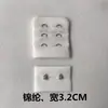 Accesorios de Material para Sujetador Yaoda Botón de Sujetador Hebilla Trasera Hebilla Tres Filas Dos Hebillas Ancho 3.2cm Nylon Protección Ambiental