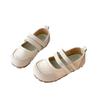 Sapatos Pequenos de Couro para Meninas 2025 Novo Estilo Princesa Sapatos de Solado Macio com Saias para Meninas de Meia-Idade e Mais Velhas Sapatos Baixos Sapatos Infantis