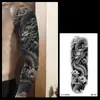 Tatuagem Temporária Completa de Braço com Flores e Ervas para Homens e Mulheres à Prova d'Água Duradoura Tinta Suco Alta Qualidade Não Refletiva Novo Estilo 2025