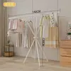 Secador de Roupas Dobrável Simples de Chão para Casa Quarto Varanda Dormitório Varal Cabide para Roupas de Bebê